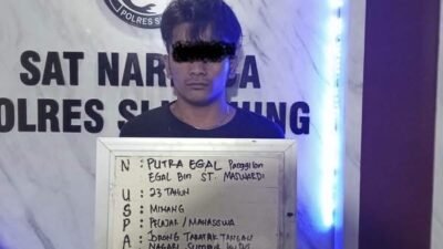 Polres Sijunjung Ungkap Kasus Sabu di Sumpur Kudus, Pemuda 23 Tahun Diamankan