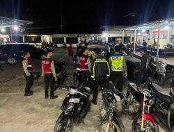KRYD Malam Minggu, Polres Solok Kota Tertibkan 15 Motor Berknalpot Brong